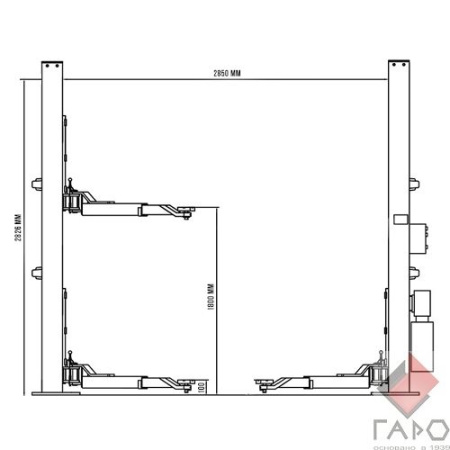 Двухстоечный подъемник System4you ST4