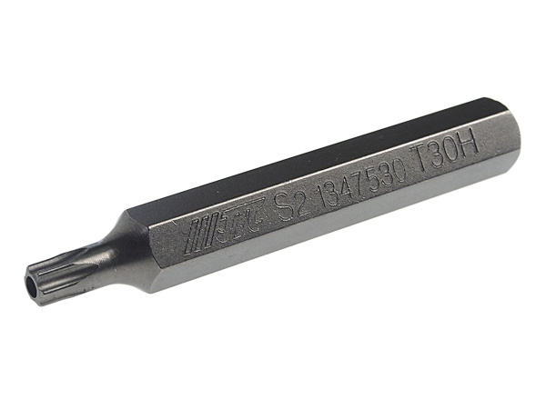 Бита TORX Т30Hх75мм 10мм удлиненная JTC