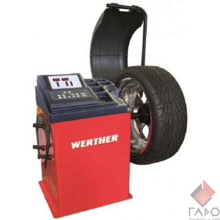 Стенд для балансировки колес полуавтомат 10-24 дюймов WERTHER OLIMP 2500
