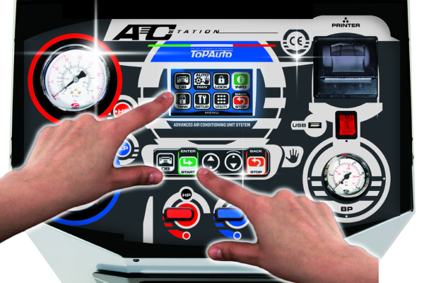 Станция автоматическая для заправки автомобильных кондиционеров RR700Touch