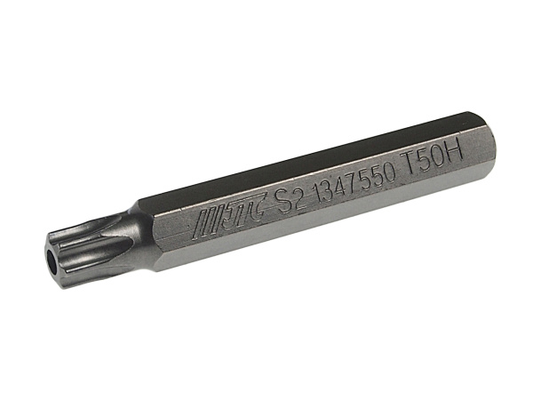 Бита TORX Т50Hх75мм 10мм удлиненная JTC