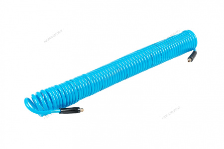 Шланг воздушный спиральный полиуретановый диаметр 10х14мм, 16м HS1016PU