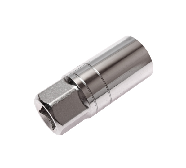 Головка свечная 1/2" 21мм с резиновым фиксатором JTC