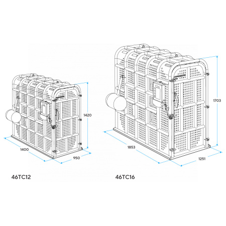 Клеть для накачки грузовых колес 46TC12