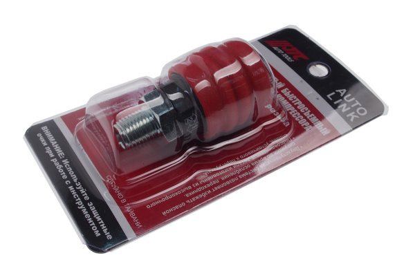 Переходник для компрессора M1/4" быстросъемный наружная резьба двухрежимный JTC