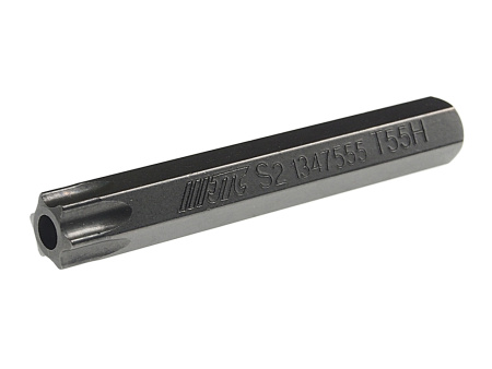 Бита TORX Т55Hх75мм 10мм удлиненная JTC