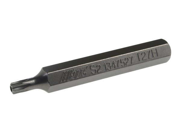 Бита TORX Т27Hх75мм 10мм удлиненная JTC