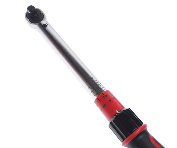 Ключ динамометрический 3/8" 10-60Нм 370мм двухстороннего действия JTC