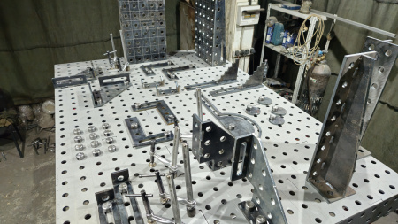 Сварочный 3D стол 2950х1450х150 8 мм (шаг 50х50)