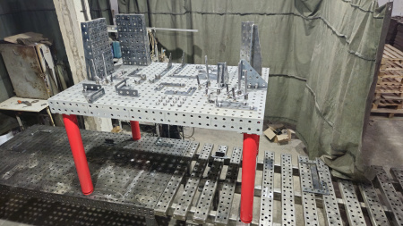 Сварочный 3D стол 2950х1450х150 8 мм (шаг 50х50)
