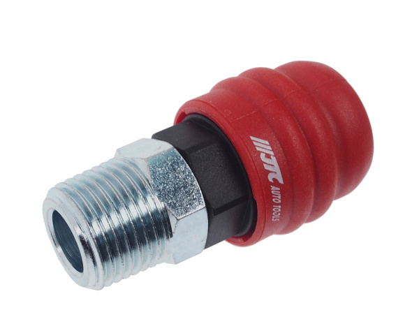 Переходник для компрессора M1/2" быстросъемный наружная резьба двухрежимный JTC
